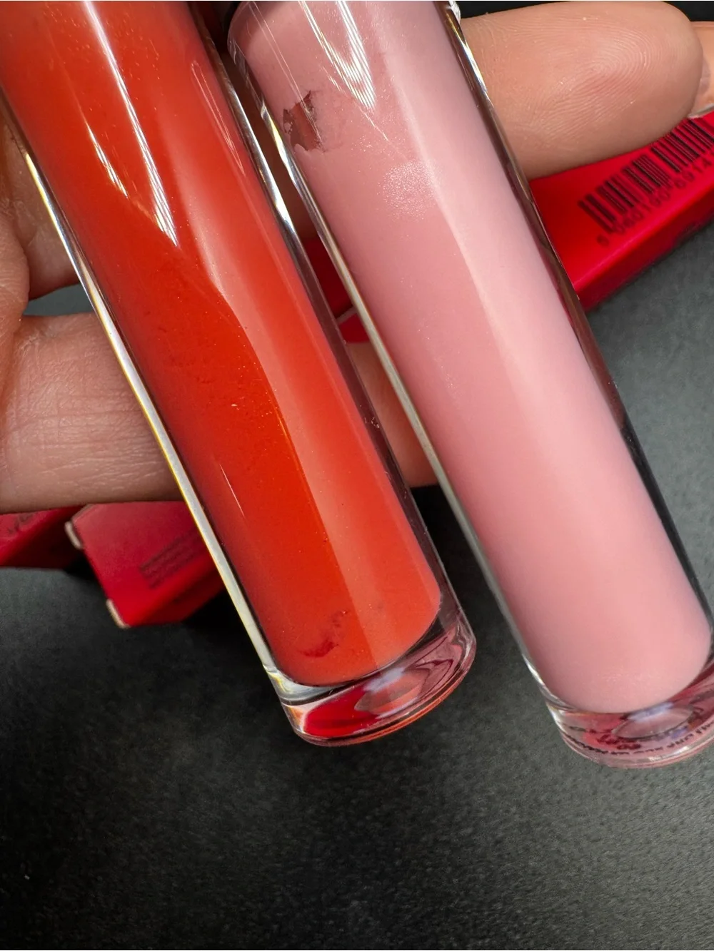 NWT MADE IN ITALY Jemma Kidd Air Kiss Shine Lipgloss Duo — Pink & Coral